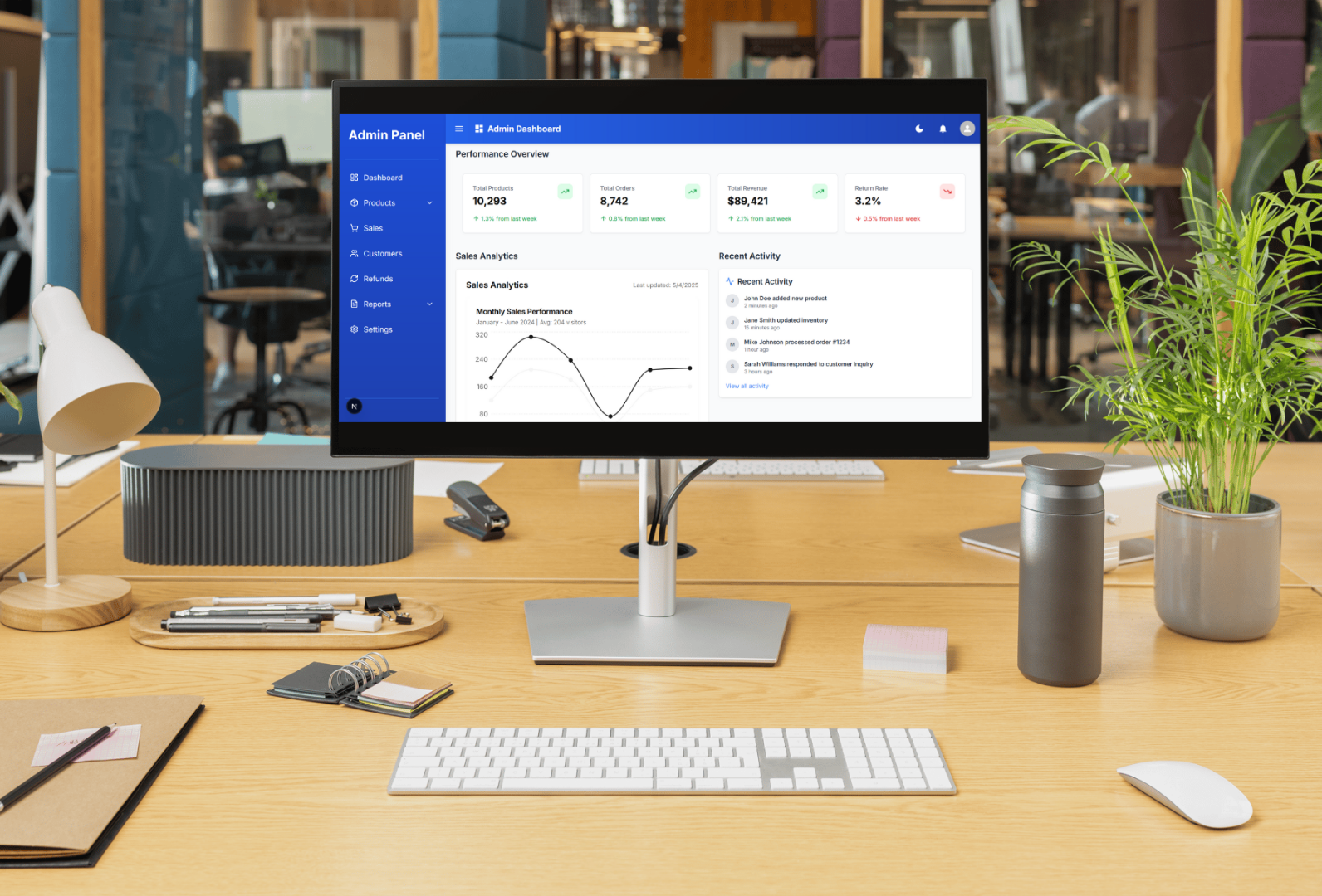 Point of Sale System for Furniture Store built with React.js